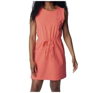 Columbia Bogota Bay Sun Dress Omni-Shield Drawstring Waist XL Athletic Dress